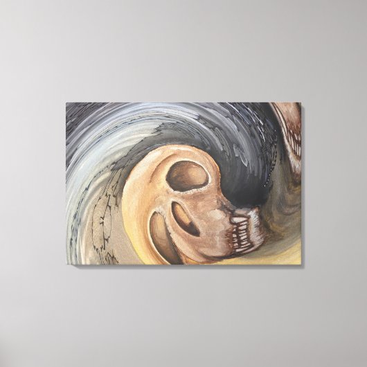 波(過去) キャンバスプリント (正面)