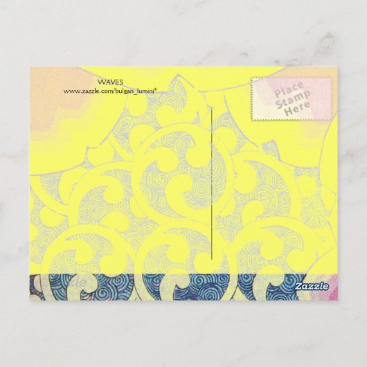 波/魔法蝶 ポストカード (裏面)