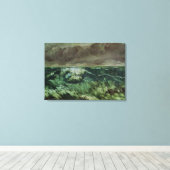 波、1870年以降 キャンバスプリント (インサイチュ (ウッドフロア))