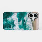 波 iPhone 16ケース (裏面横)