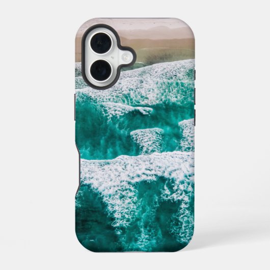 波 iPhone 16ケース (裏面)