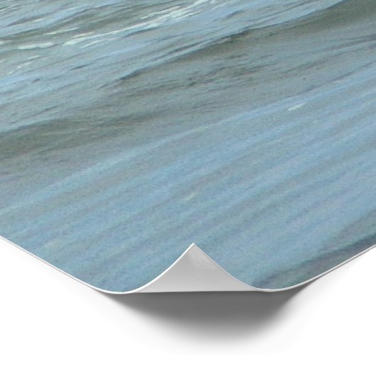 波 – Rubyビーチ ポスター (角)