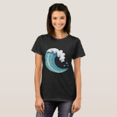 波 Tシャツ (正面フル)