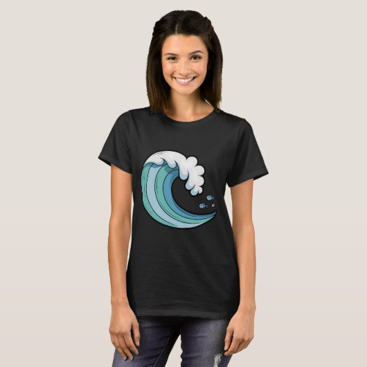 波 Tシャツ (正面フル)