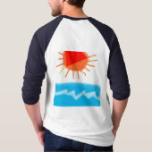 波 Tシャツ (裏面)