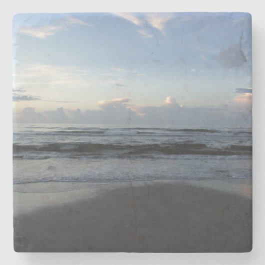 波、Wrightsvilleのビーチ ストーンコースター (正面)