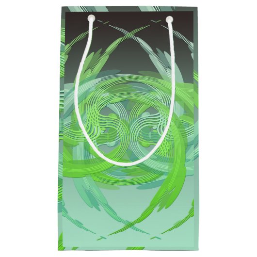 波nの渦巻 スモールペーパーバッグ (正面)