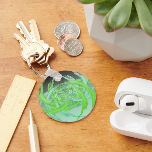 波n渦巻き キーホルダー (デスク)