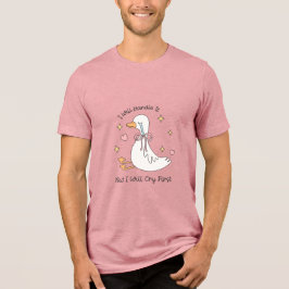 泣いてから対応します 笑える トライブレンドTシャツ