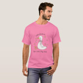 泣いてから対応します 笑える  Tシャツ (正面フル)