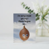 泣かせてごめんなさい！葉書 ポストカード (スタンド正面)