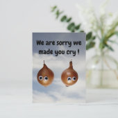 泣かせてごめんなさい！葉書 ポストカード (スタンド正面)