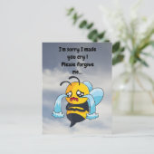 泣かせてごめんなさい!葉書 ポストカード (スタンド正面)