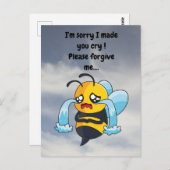 泣かせてごめんなさい!葉書 ポストカード (正面/裏面)