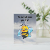 泣かせてごめんなさい！葉書 ポストカード (スタンド正面)