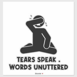 泣かない シール