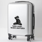泣かない シール (スーツケース)