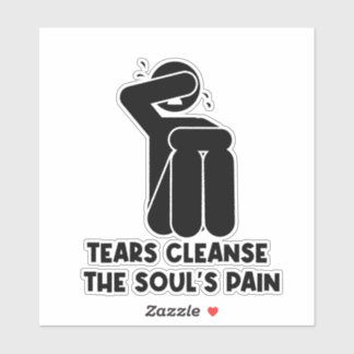 泣かない シール