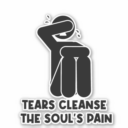 泣かない シール (正面)