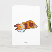 泣きながら狐 カード (裏面)