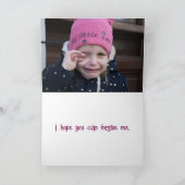 泣きながら謝るカード サンキューカード (内部)