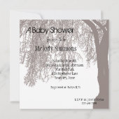 泣きの楡のベイビーシャワー 招待状 (裏面)