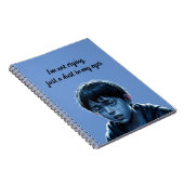 泣きノートを持つ少年 ノートブック (右側)