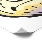 泣き叫びおもしろいタマネギ ポスター (角)