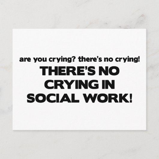 泣き叫びなし ポストカード (正面)