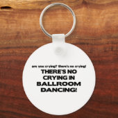 泣き叫びなし – 社交ダンス踊り キーホルダー (正面)