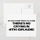 泣き叫びなし – 4級 ポストカード (正面/裏面)