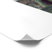 泣き叫びの女性 – 白いポスター ポスター (角)