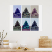 泣き叫びの女性 – 白いポスター ポスター (キッチン)