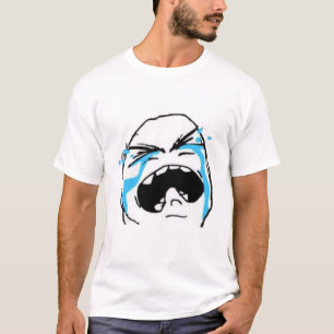 泣き叫びの漫画のミーム Tシャツ