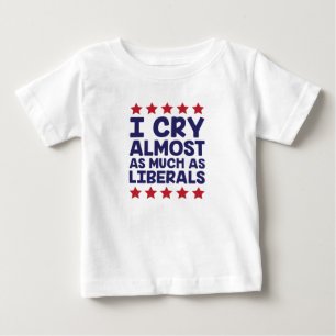 泣き叫びの自由主義者 ベビーTシャツ