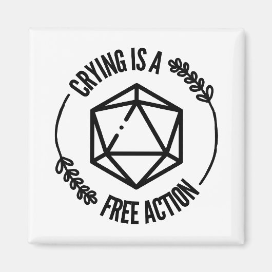 泣き叫びはフリーアクション・マグネット マグネット (正面)