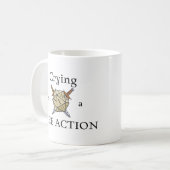 泣き叫びはDungeon Mastersのための無料アクションMugである コーヒーマグカップ (正面左)