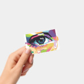 泣き叫びアイポップ・アートのズ バッジ (手持ち)