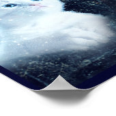 泣き叫びエンジェルとスターキットンのシュールアートポスター ポスター (角)