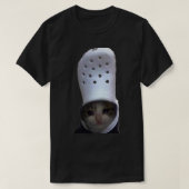 泣き叫びキャットクロスミーム Tシャツ (デザイン正面)