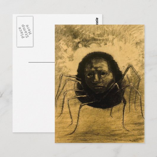 泣き叫びクモ ポストカード (正面/裏面)