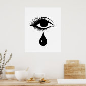 泣き叫びグラフィティ ポスター (キッチン)