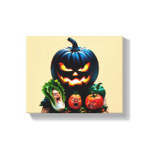 泣き叫びトマト&パンプキンパル – ハロウィーンユーモア