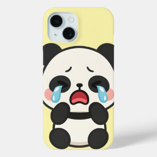 泣き叫びパンダ – かわいい悲しいパンダの電話代 iPhone 15ケース
