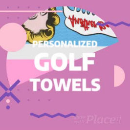 泣き叫びパーソナライズされたゴルファー用ゴルフタオル ゴルフタオル