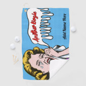 泣き叫びパーソナライズされたゴルファー用ゴルフタオル ゴルフタオル (インサイチュ)