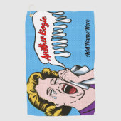 泣き叫びパーソナライズされたゴルファー用ゴルフタオル ゴルフタオル (正面)