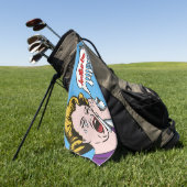 泣き叫びパーソナライズされたゴルファー用ゴルフタオル ゴルフタオル (グリーン)