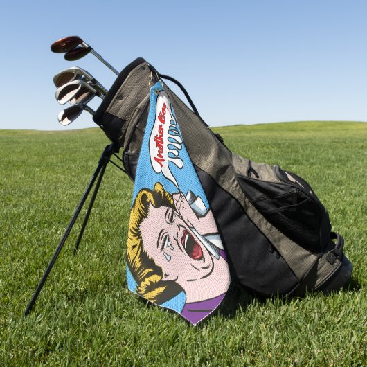 泣き叫びパーソナライズされたゴルファー用ゴルフタオル ゴルフタオル (グリーン)