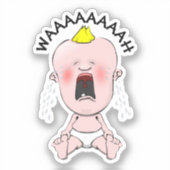 泣き叫びベビーシール シール (正面)